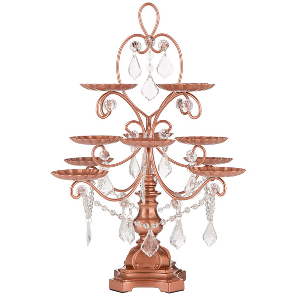 12 Piece Rose Gold Cupcake Holder Stand Amalfi Decor