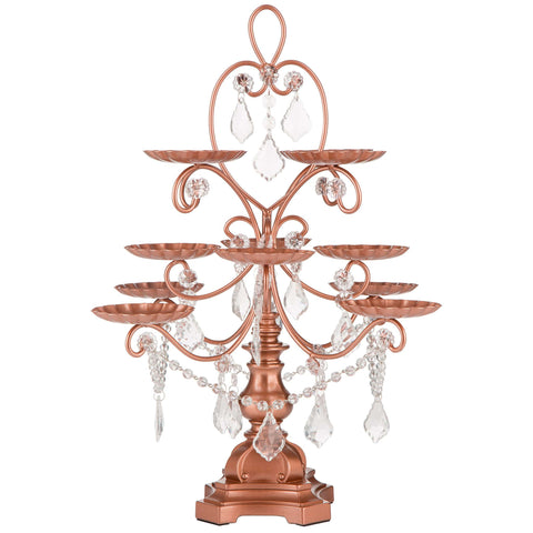 12 Piece Rose Gold Cupcake Holder Stand Amalfi Decor