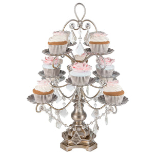 12 Piece Silver Cupcake Holder Stand Amalfi Decor