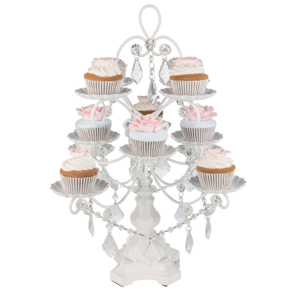 12-Piece White Cupcake & Dessert Stand | Amalfi Decor | amalfidecor