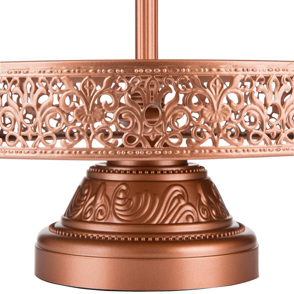 3 Tier Rose Gold Dessert Cupcake Stand Amalfi Decor