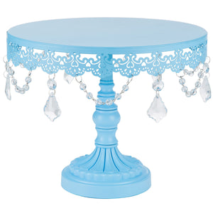10 Inch Sophia Blue Cake Stand Amalfi Decor
