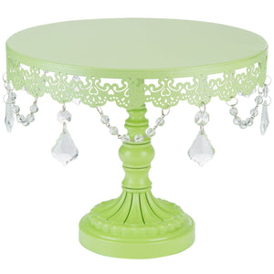 10 Inch Sophia Lime Green Cake Stand Amalfi Decor
