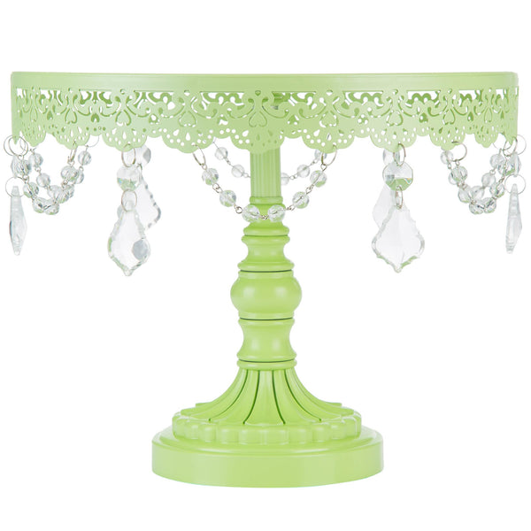 10 Inch Sophia Lime Green Cake Stand Amalfi Decor