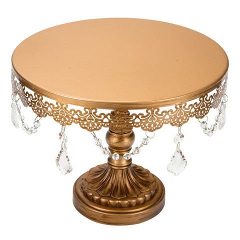 10 Inch Sophia Gold Cake Stand Amalfi Decor