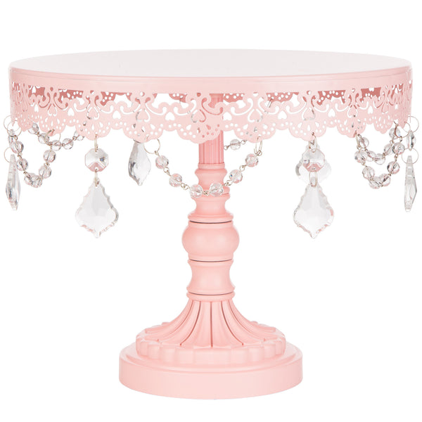 10 Inch Sophia Pink Cake Stand Amalfi Decor