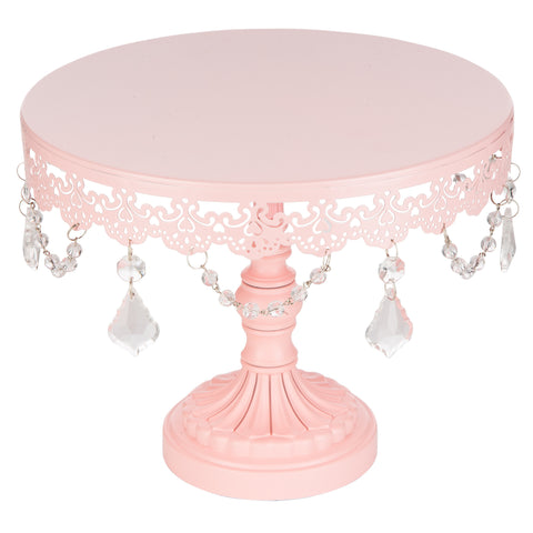 10 Inch Sophia Pink Cake Stand Amalfi Decor