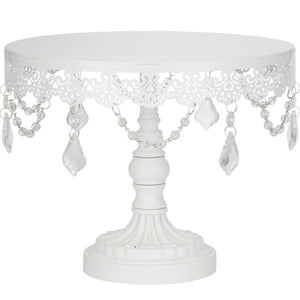 10 Inch Sophia White Cake Stand Amalfi Decor