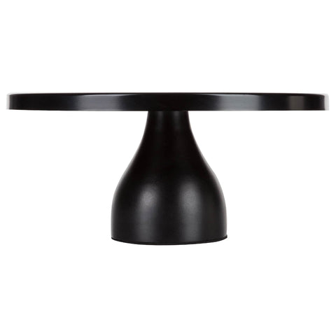 12 inch Black Modern Cake Stand by Amalfi Decor