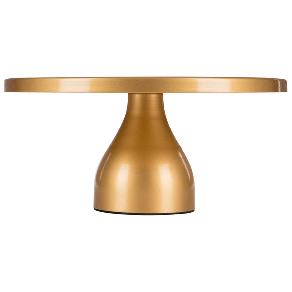 12 inch Gold Modern Cake Stand by Amalfi Decor