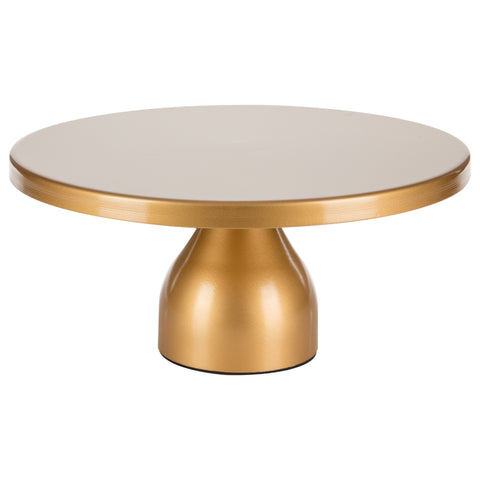 12 inch Gold Modern Cake Stand by Amalfi Decor