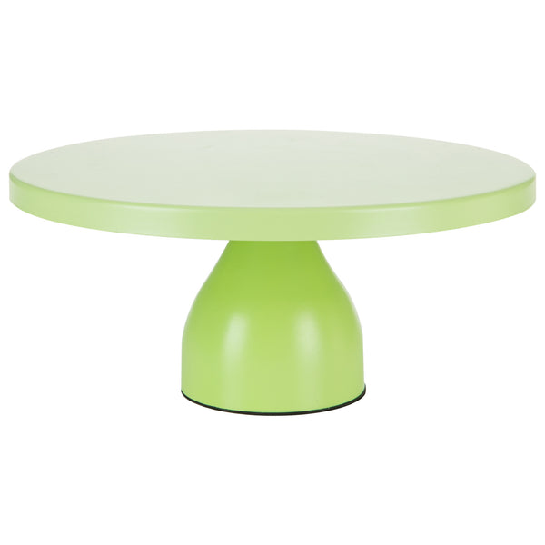 12 inch Lime Green Modern Cake Stand by Amalfi Decor