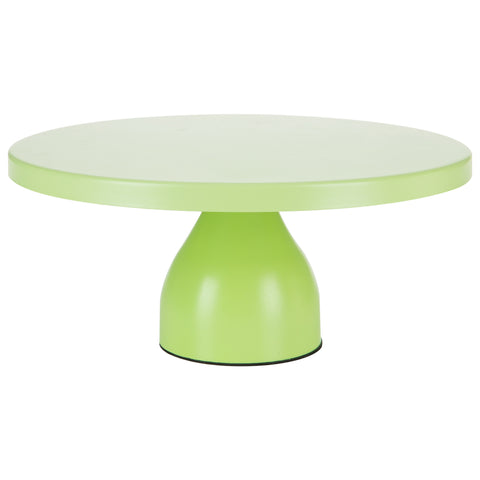 12 inch Lime Green Modern Cake Stand by Amalfi Decor