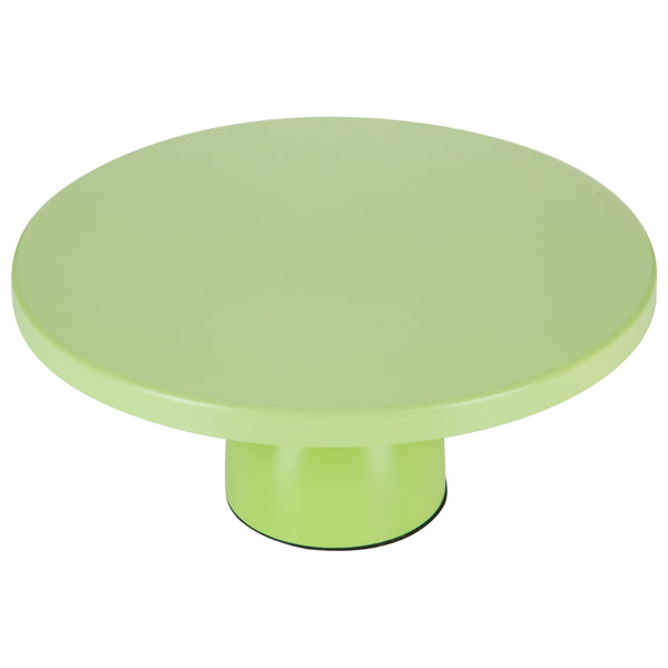 12 inch Lime Green Modern Cake Stand by Amalfi Decor