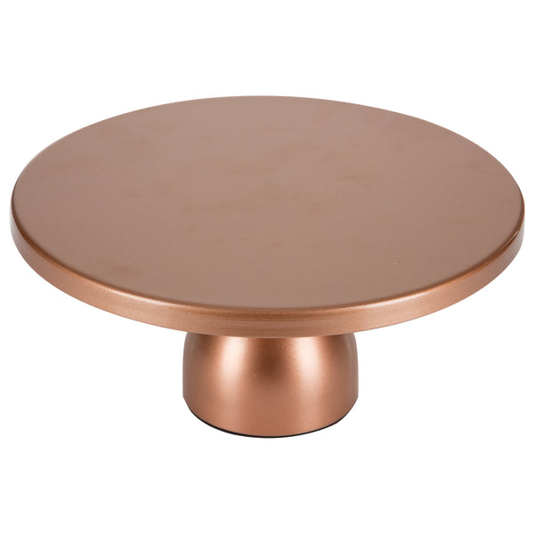 12 inch Rose Gold Modern Cake Stand by Amalfi Decor