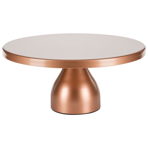 12 inch Rose Gold Modern Cake Stand by Amalfi Decor