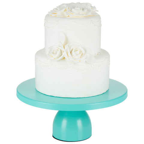 12 inch Teal Modern Cake Stand by Amalfi Decor