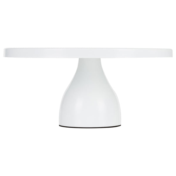 12 inch White Modern Cake Stand by Amalfi Decor