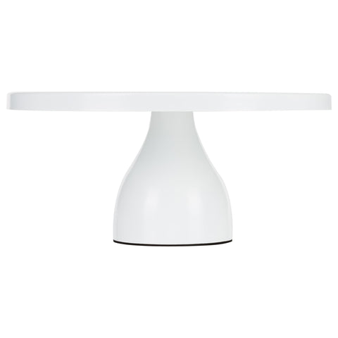 12 inch White Modern Cake Stand by Amalfi Decor