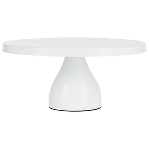 12 inch White Modern Cake Stand by Amalfi Decor