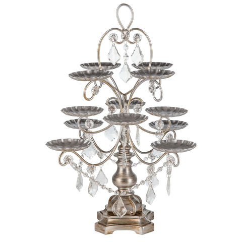 12 Piece Silver Cupcake Holder Stand Amalfi Decor